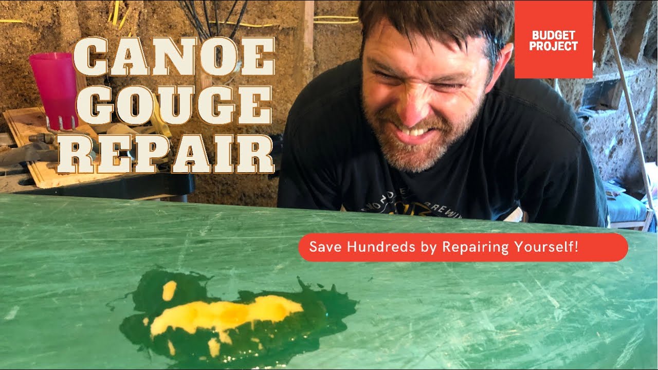 How to Repair a Gouge or Gash in a Royalex Canoe using G Flex 650 Epoxy System by West System - DIY