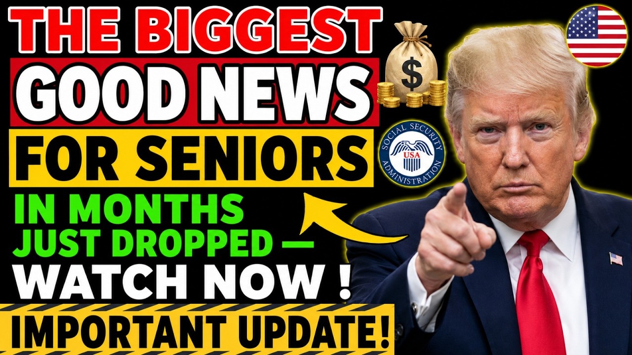 💰 The Biggest Good News for Seniors in Months Just Dropped &mdash; Watch Now