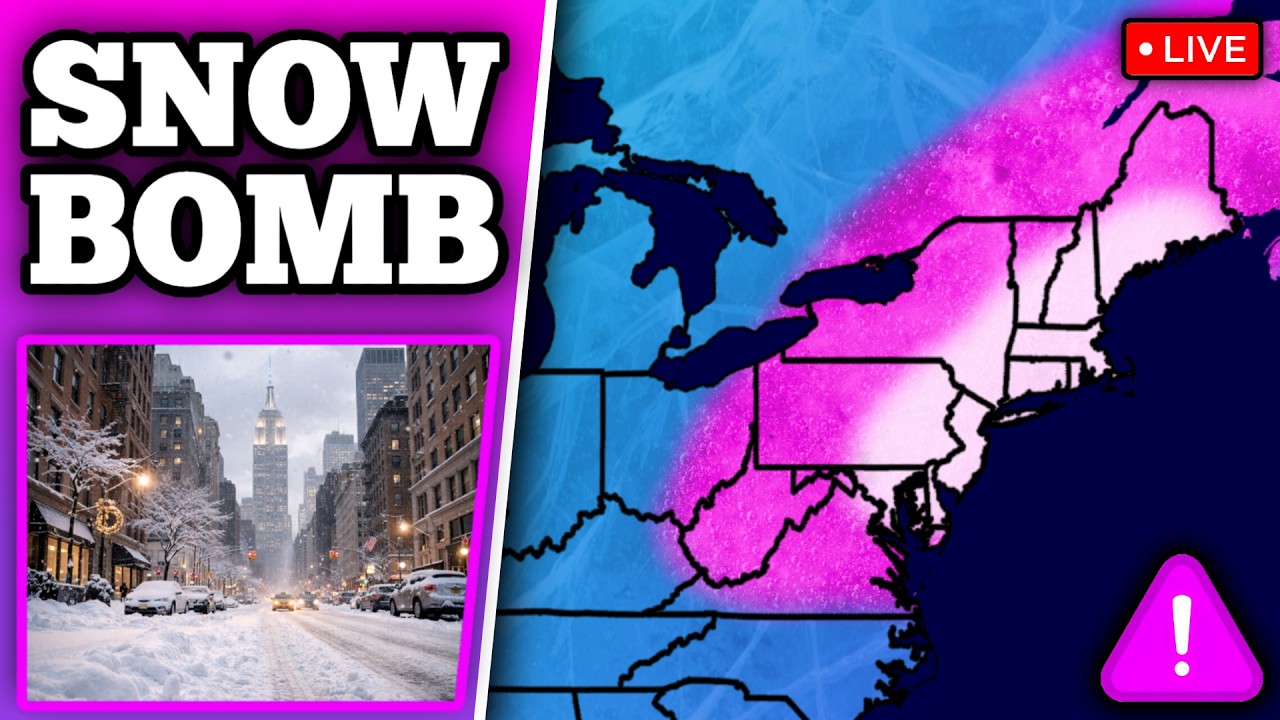 🔴 BREAKING MAJOR WINTER STORM COVERAGE - INSANE SNOW - With LIVE Storm Chasers...