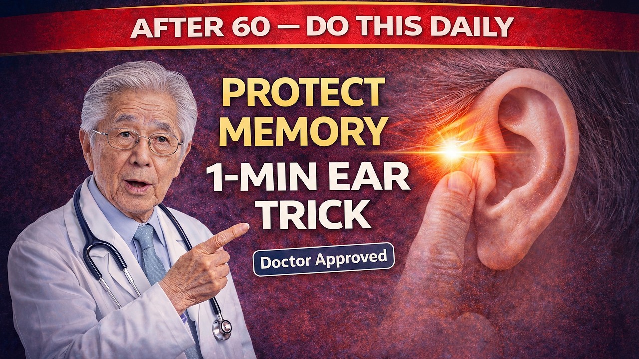 🔴Memory Loss After 60 Starts in the Ears (1-Minute Doctor Trick)