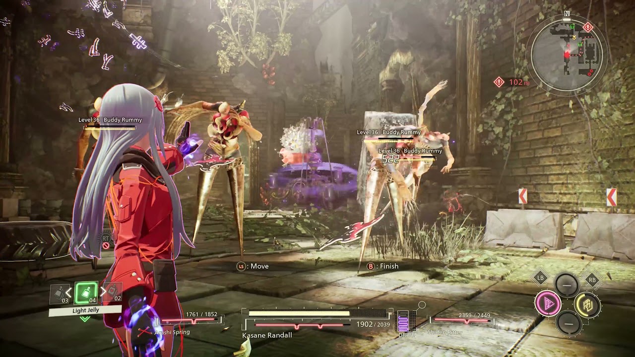 SCARLET NEXUS &ndash; Kasane Gameplay Battle Highlight (4K)