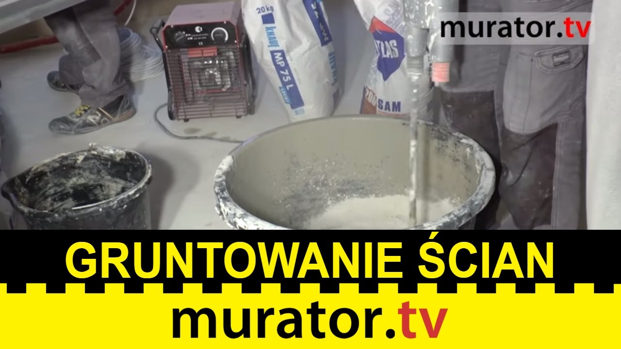 Przygotowanie do tynkowania. Gruntowanie ścian - Remont wnętrza krok po kroku
