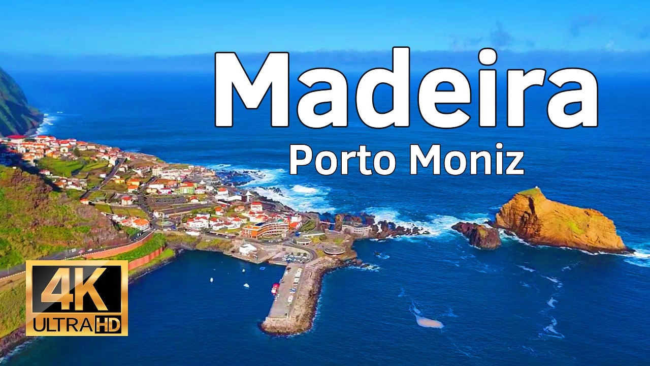 Madeira, Porto Moniz by drone 4K