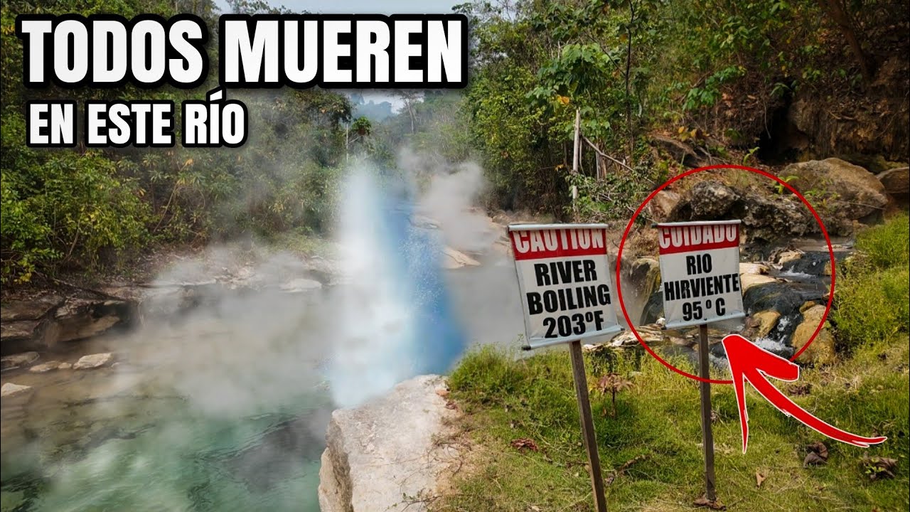 El misterioso Río que HIERVE a 95°Centigrados, es el ÚNICO río que hierve en el MUNDO.