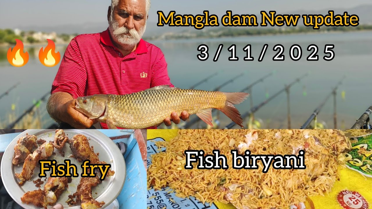 Fishing tour|3/11/2025 //mangla dam islamgerh point//fully enjoying with team//Amazing video 