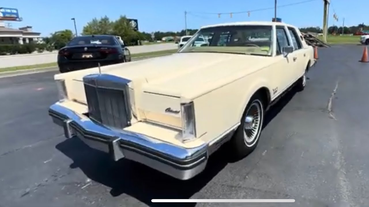 1982 Lincoln Mark VI Driving Video! ONLY 7,700 ORIGINAL