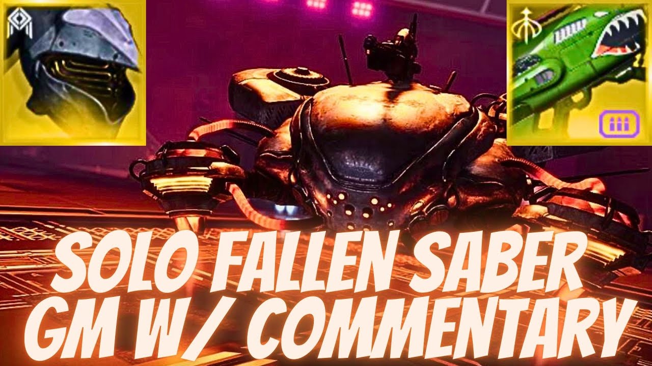 Solo Fallen SABER With Commentary- Prismatic Warlock