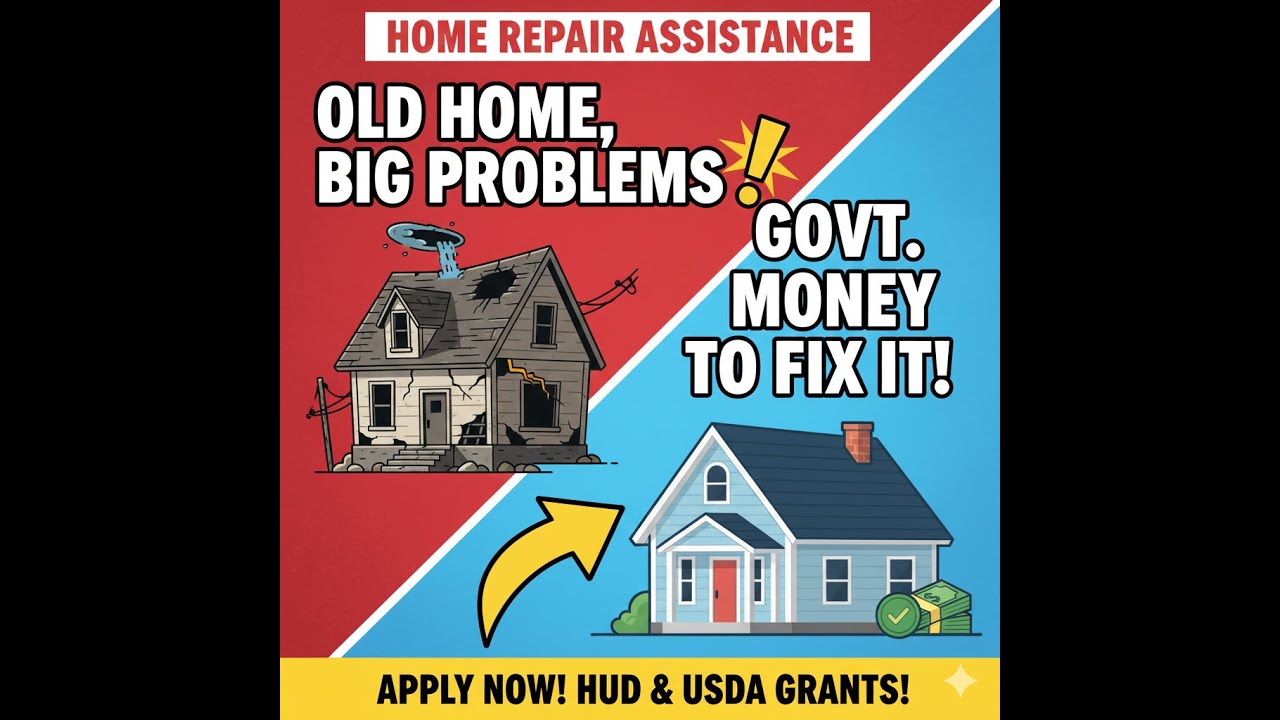 $50,000+ Home Repair Grants & Loans: HUD & USDA Programs Explained for Low-Income Homeowners