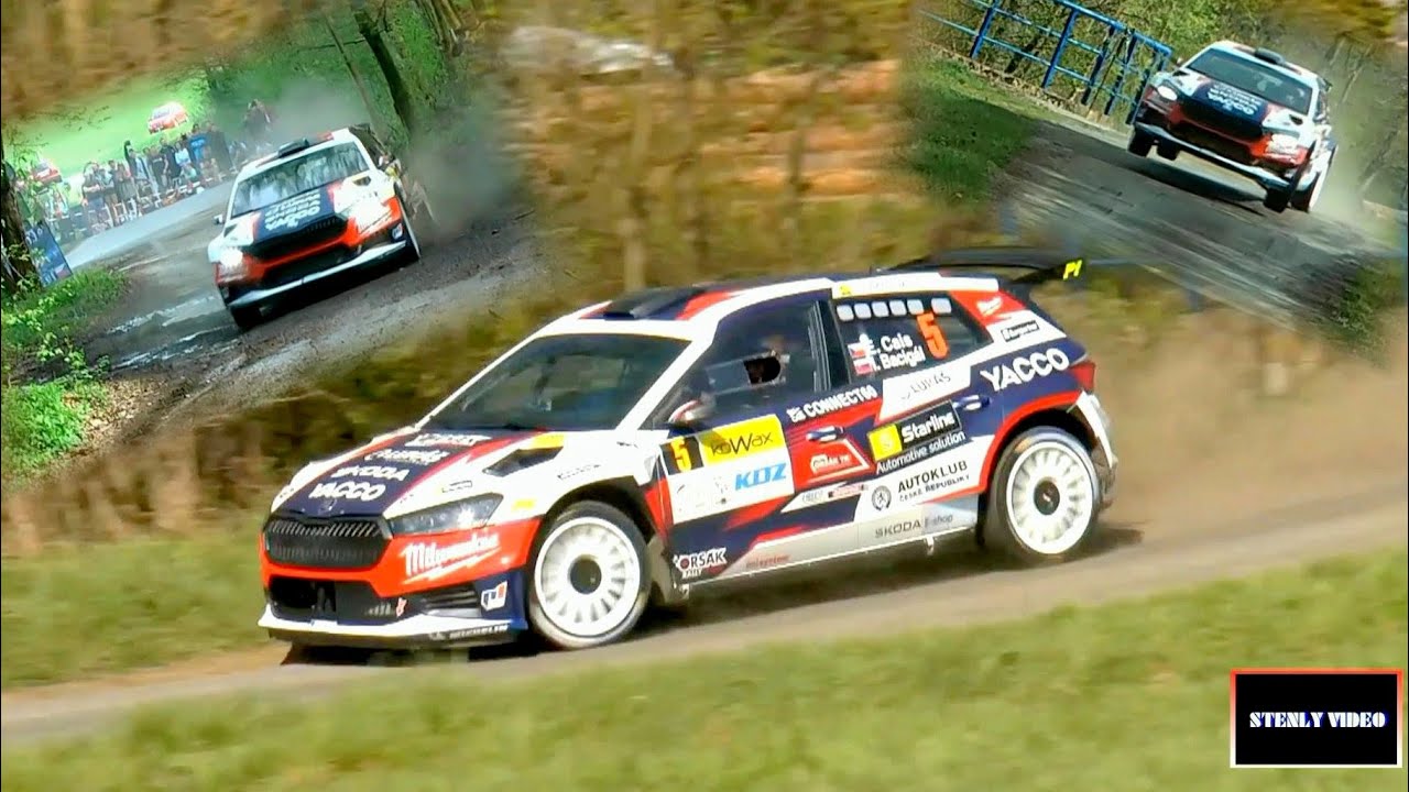 Erik Cais  Igor Bacigál Škoda Fabia RS Rally2 víťazná posádka 42.KOWAX Valašská rally 2024 by Stenly