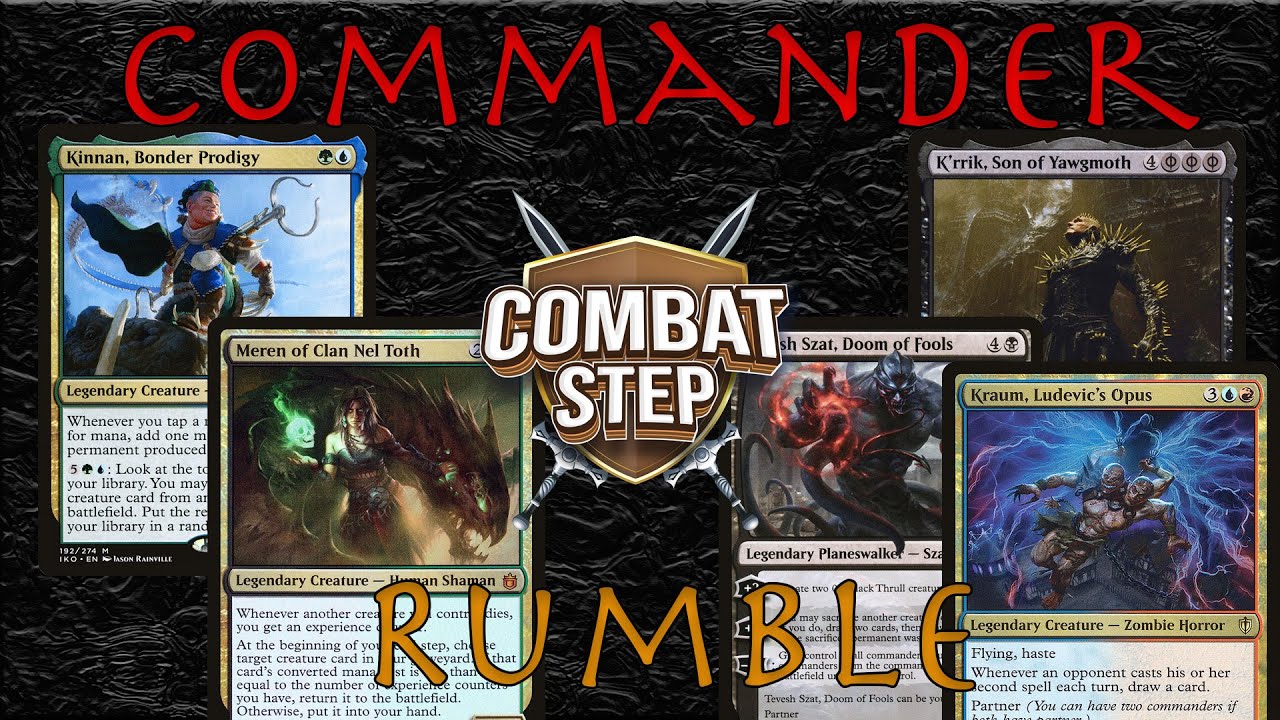 Commander Rumble 003 Kinnan v K'rrik v Kraum & Tevesh Szat v Meren #cedh Commander Gameplay