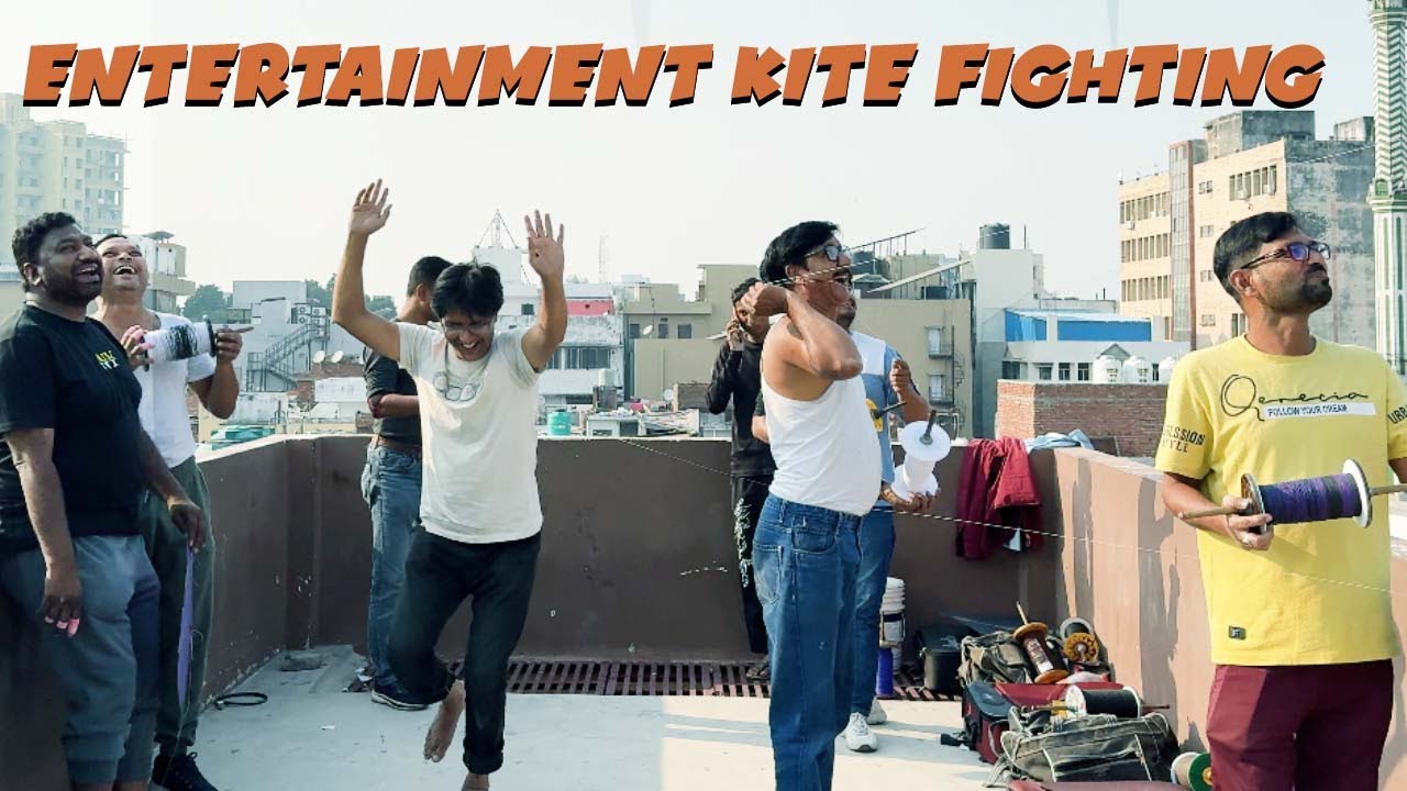 Full Mauj Masti Kite Fighting | Rooftop Addhi Kite Fighting | Lucknow Ki Saturday Ki Patangbazi