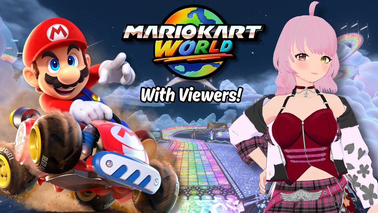 Mario Kart World (With Viewers!) #mariokart #gaming #nintendo #envtuber
