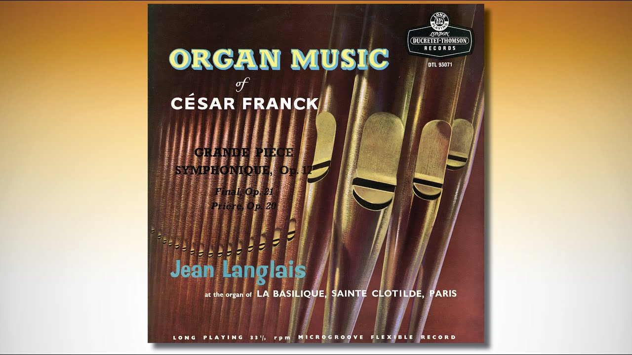 Jean Langlais plays Franck at Sainte Clotilde 1953
