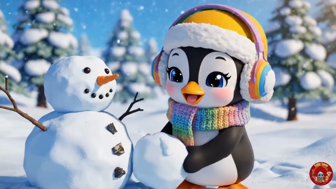 English | Simsim-Penguin Christmas Fun For Kids
