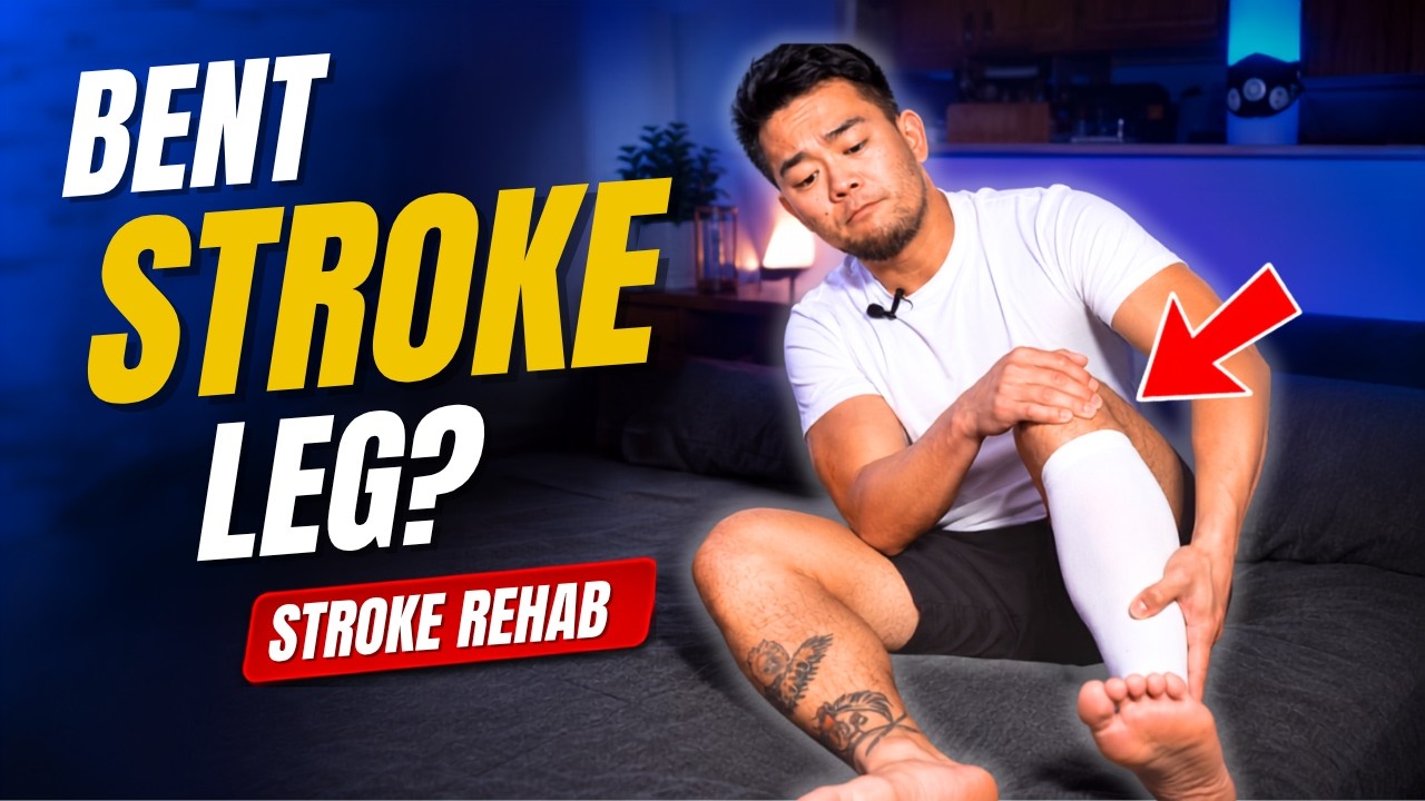 How to Stretch a Bent or Flexed Spastic Stroke Leg | Flexion Synergy