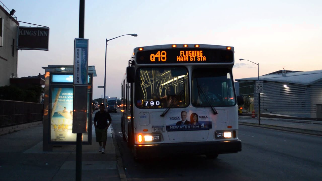 MTA New York City Bus 2007 Orion VII Hybrid 6861 On The ✈Q48 @ 23rd Avenue & 87th Street