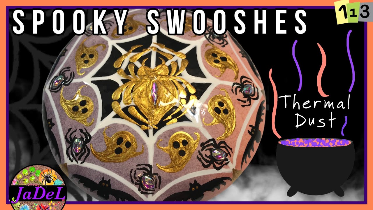Color Changing Halloween Spider Mandala Art for Beginners | How to Mandala