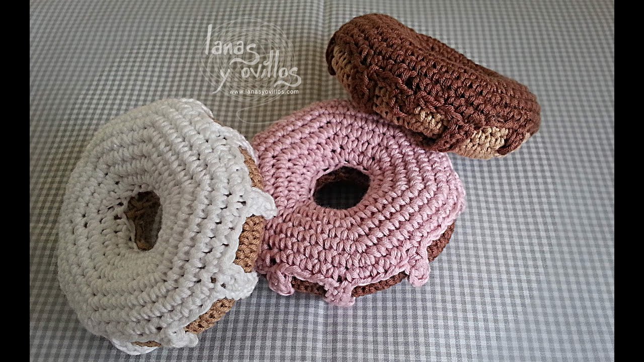 Tutorial Donut Crochet o Ganchillo Doughnut