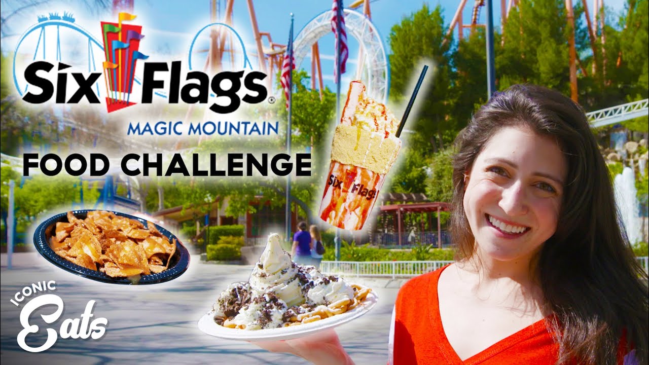 Ultimate Six Flags Food Challenge: Trying All Of The Magic Mountain Treats