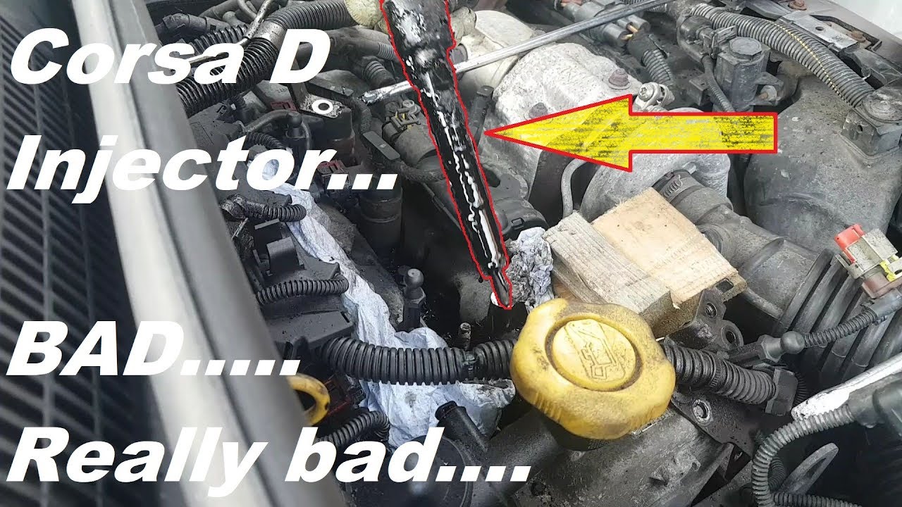 Corsa D 1.3 CDTi injector leaking... removal and seal replacement. Yes, my Corsa broke down....