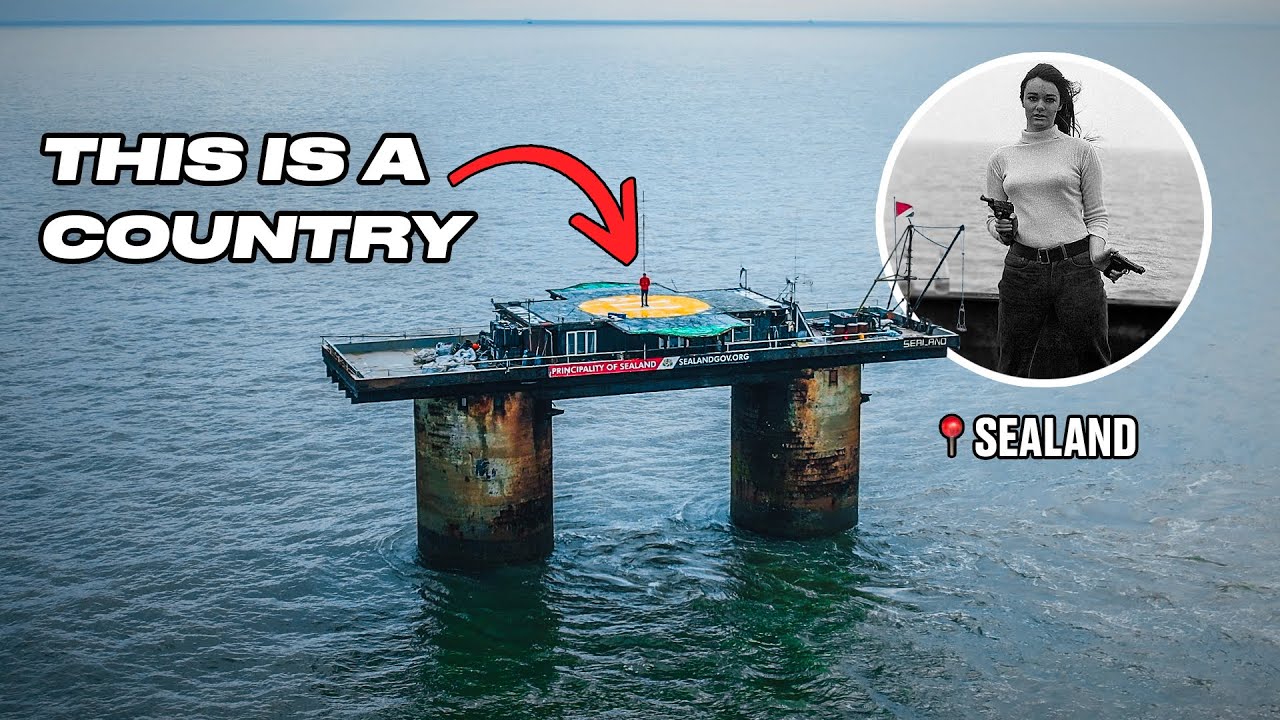 Visiting the smallest country in the world (Sealand)