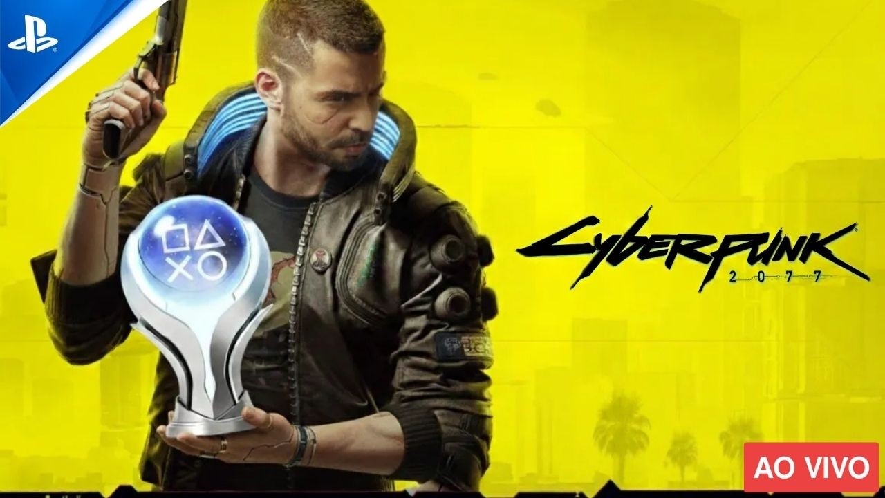 🔴 VAMOS ATRÁS DA PLATINA DE CYBERPUNK 2077 🎮 PS5 SLIM