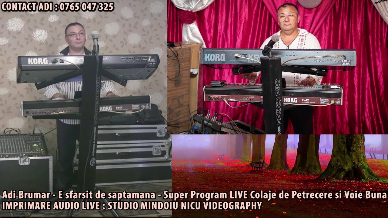 Adi Brumar E sfarsit de saptamana LIVE Super Program cu Muzica de Petrecere Voie Buna  4K
