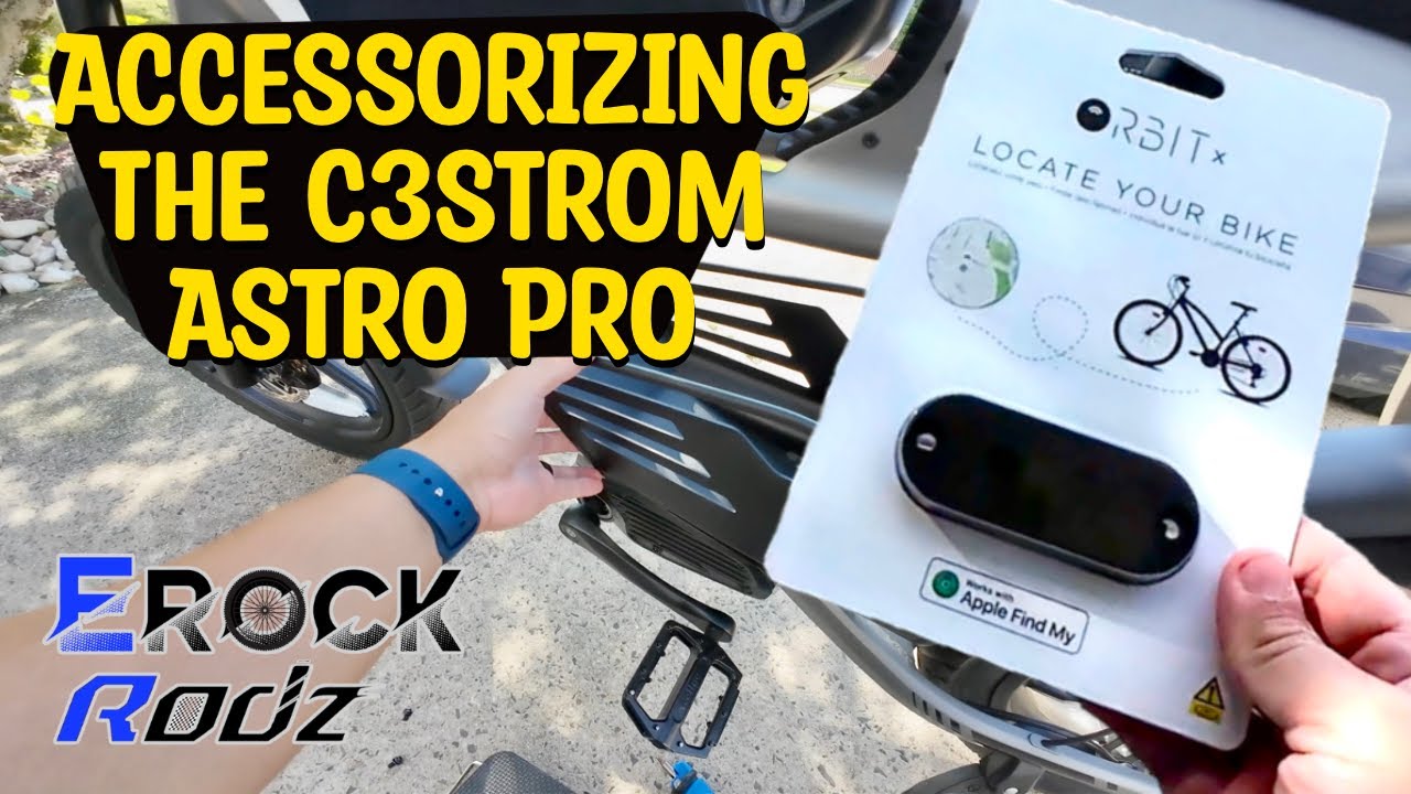 How To Install A C3Strom Astro Pro Center Storage Basket And Orbit X Velo Bike Tracker