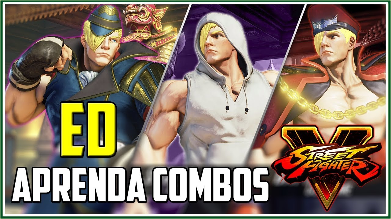 ED: Aprenda Combos | Street Fighter V (SF 5 combo tutorial)
