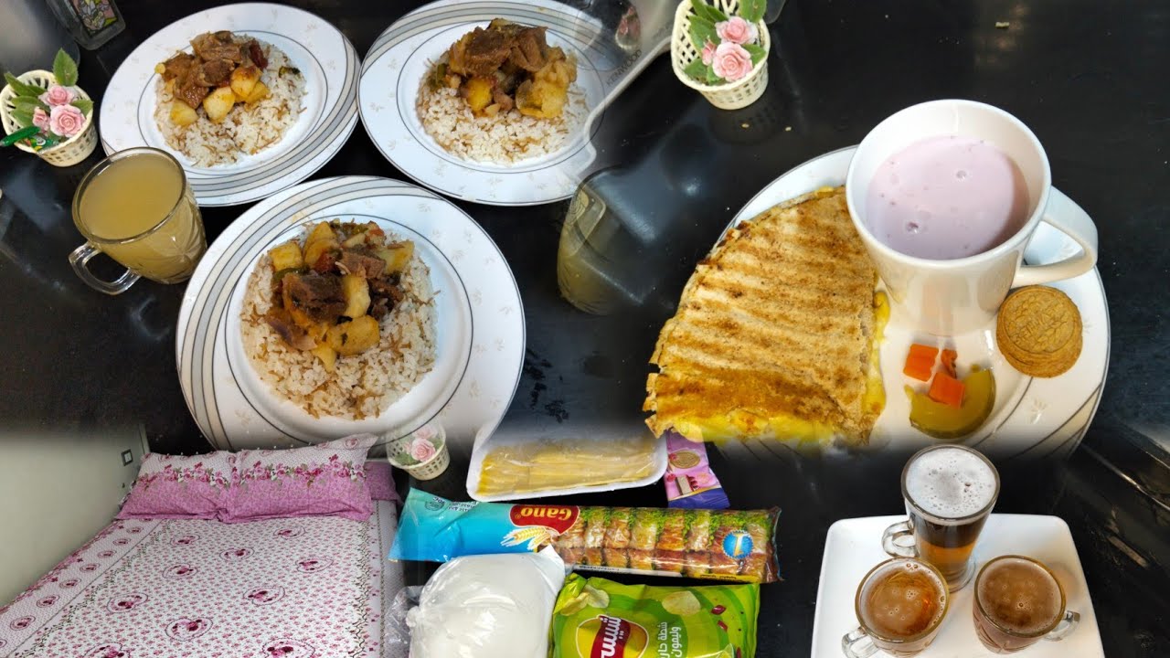 روتين يوم في حياه ام مليان تفاصيل وشغل كتير 💪 🥪🍲🍖 ورا كل حلم رب كريم يحقق🤲#اكسبلور #coffee #فلوجات