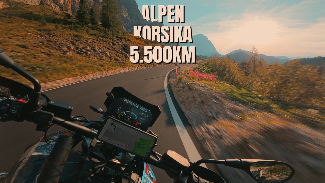 Von den Ostalpen über Korsika quer durch die Westalpen