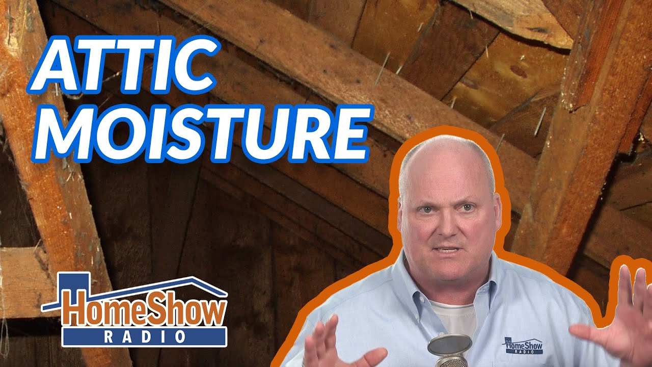 What can I do about attic moisture that's causing nails to drip on my insulation?