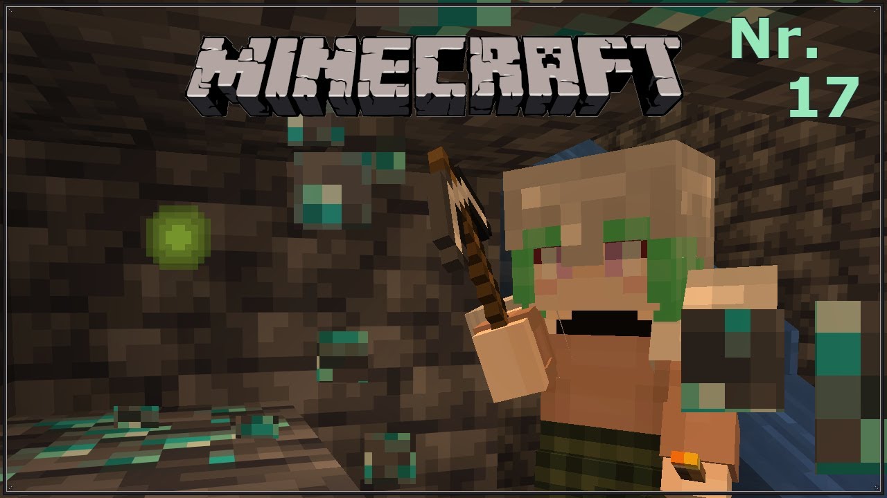 Ein paar Diamanten, der Rückweg und etwas Stein für den Aufgang | Minecraft Nr.17