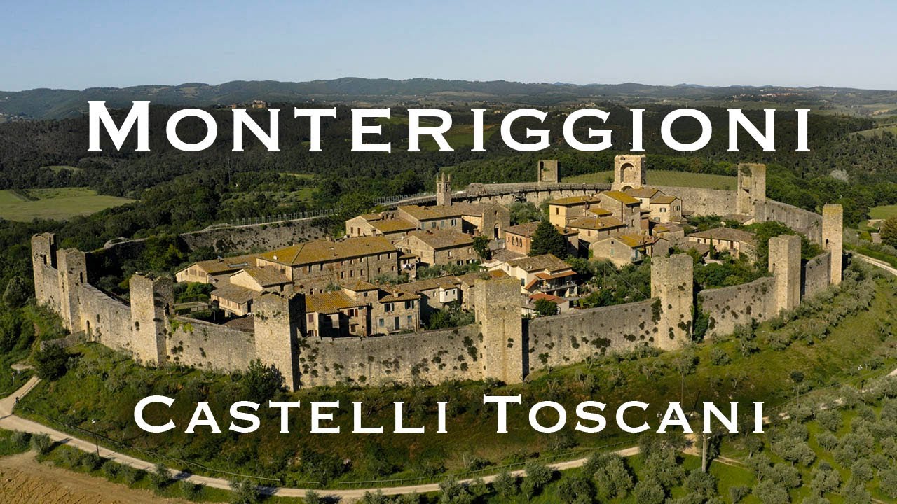 MONTERIGGIONI -CASTELLI TOSCANI - FREE FPV