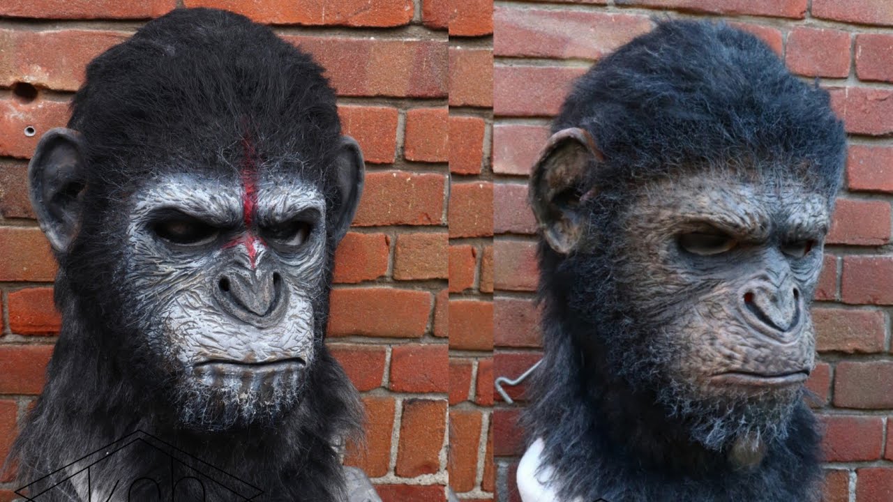 how to make a ceasar planet of the apes realistic latex mask (diy homemade) costume cosplay