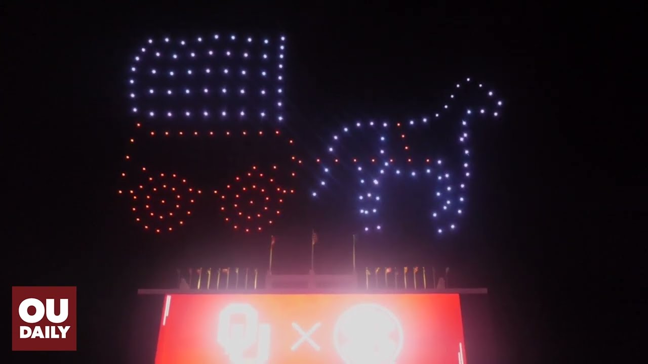 OU drone show celebrates the university's arrival to the SEC