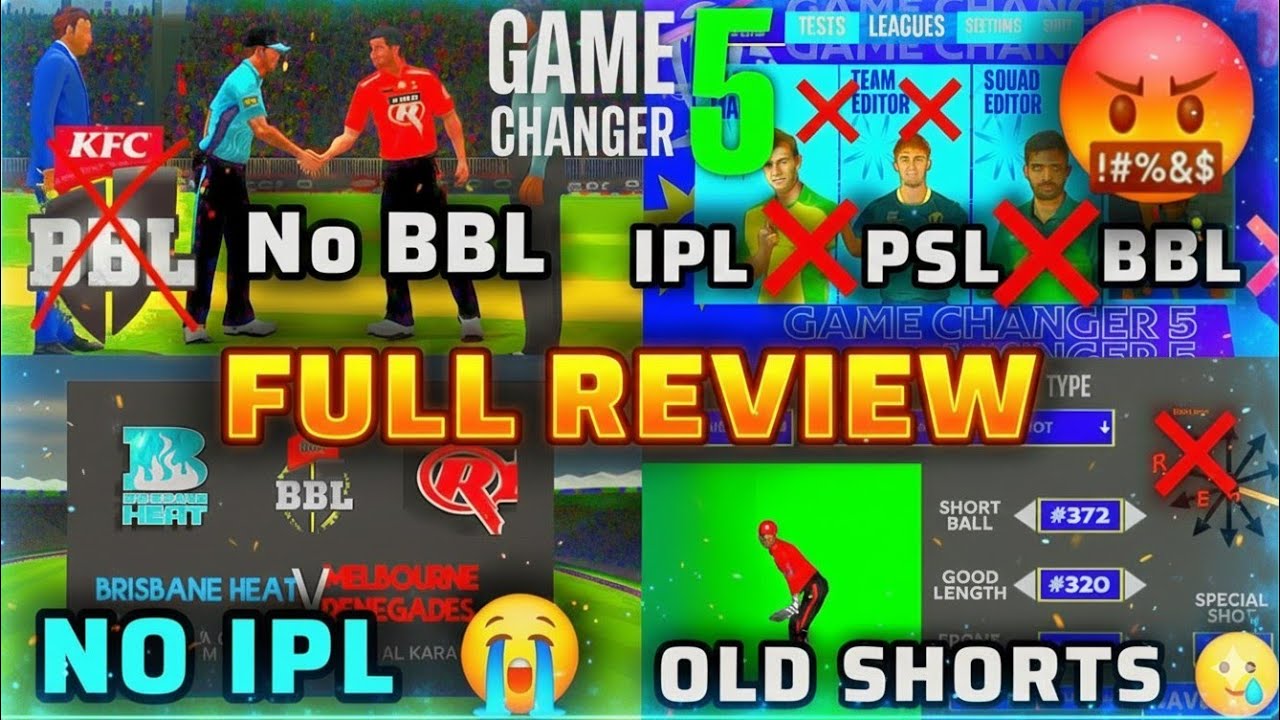 Game Changer 5 v4.1😱 Full Review: Biggest Scam? 😡 No League, No BBL! ❌