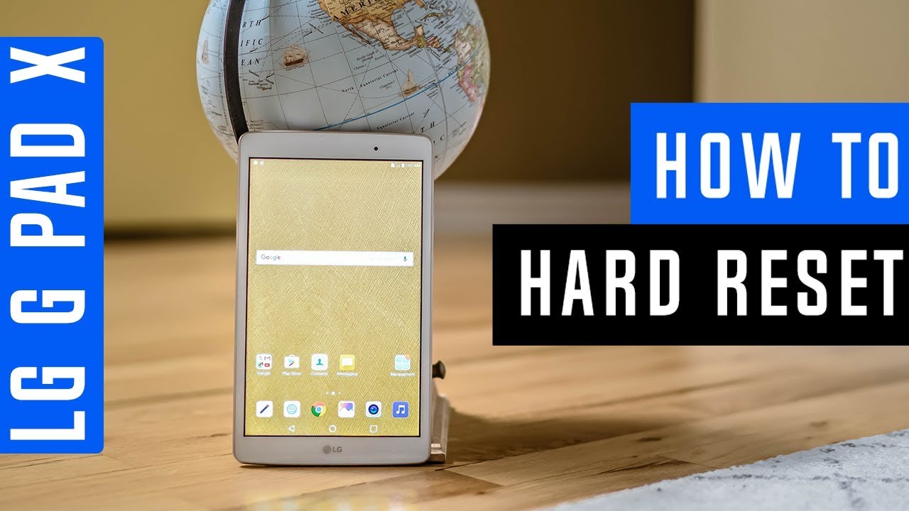 How to Restore LG G Pad X to Factory Settings - Hard Reset