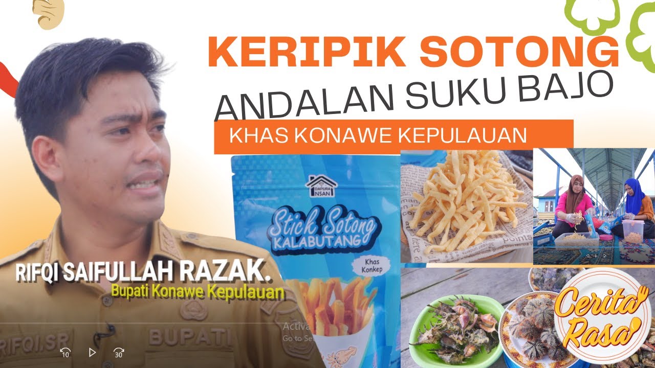 KERIPIK SOTONG SUKU BAJO KONAWE KEPULAUAN