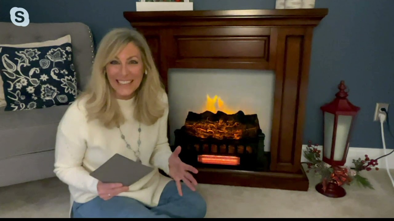Duraflame Infrared Pine Log Insert Heater with Crackle Sound on QVC