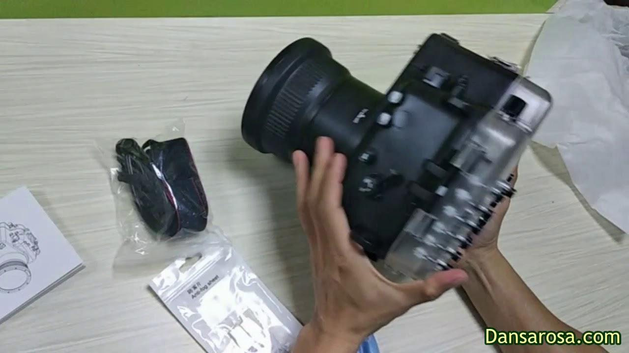 60m Meikon Nikon D750 Underwater Housing Waterproof Case