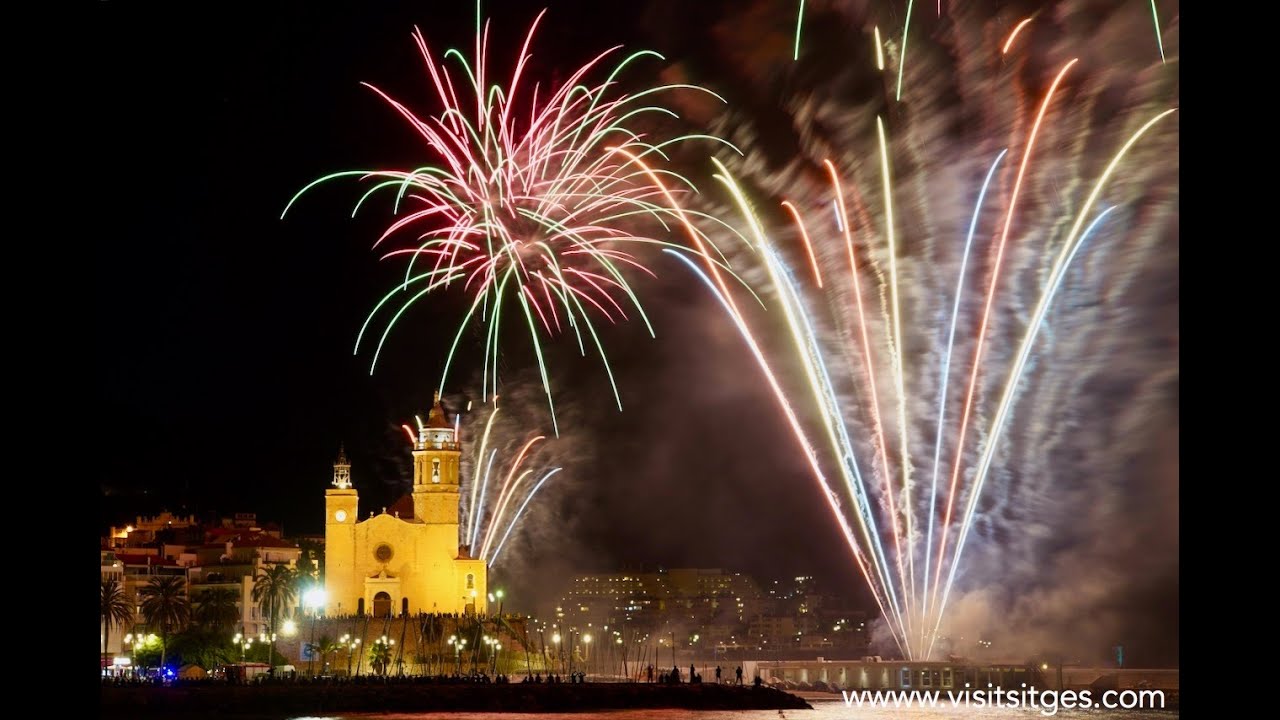 Castell de Foc - Fuegos Artificiales - Festa Major Sitges 2023