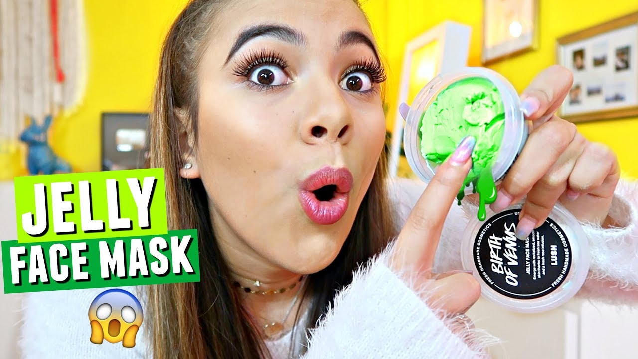 LUSH JELLY FACE MASK...?! Testing weird products.