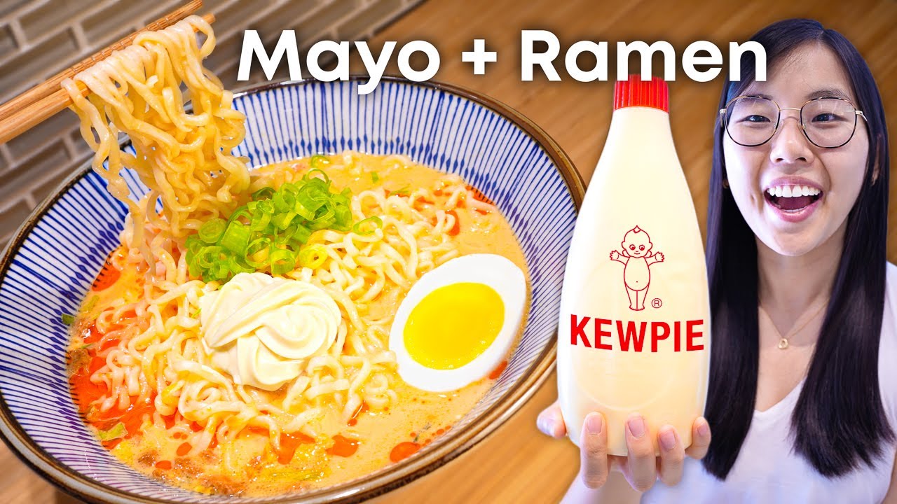 10-Minute Kewpie MAYO RAMEN 🔥 (TikTok’s VIRAL Instant Noodle HACK)