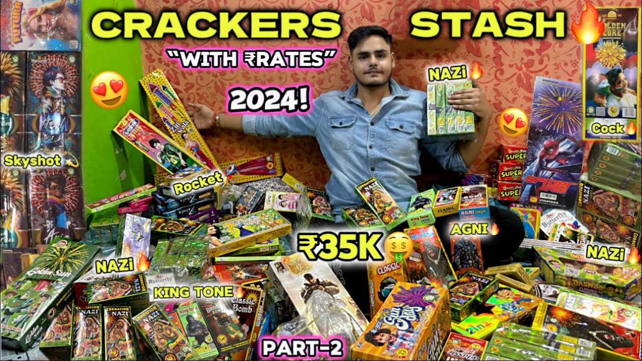Biggest cheapest crackers stash 2024 🔥|| part-2 || worth ₹35,000
