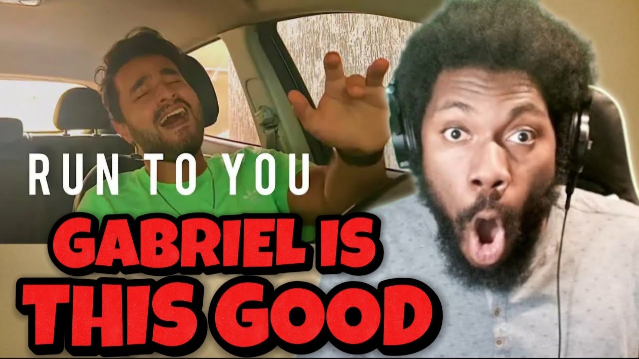 Gabriel Henrique - Run to You (Singing in The Car) Cover Whitney Houston REACTION VIDEO