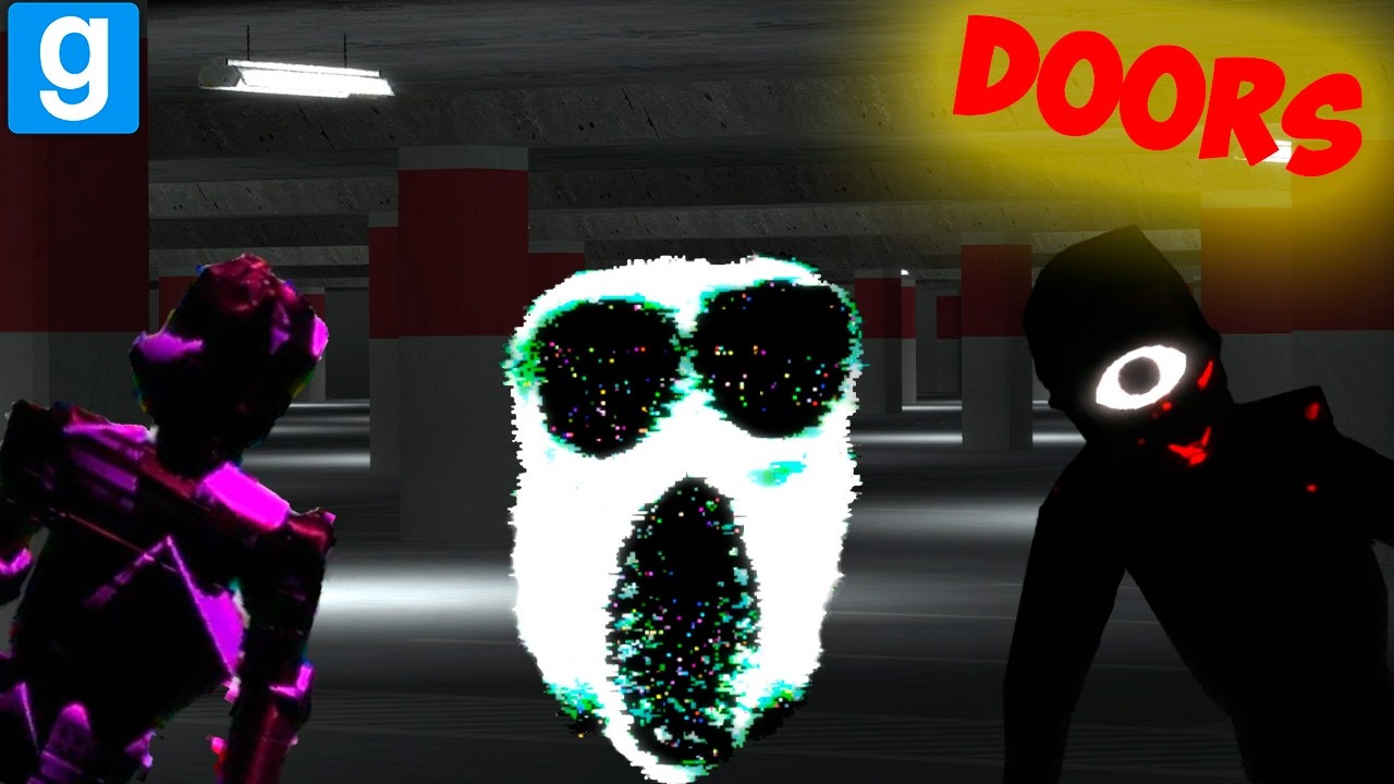 МЫ ПЫТАЕМСЯ ВЫЖИТЬ ОТ NEXTBOT ИЗ DOORS! ► GMOD DOORS 🤯👾