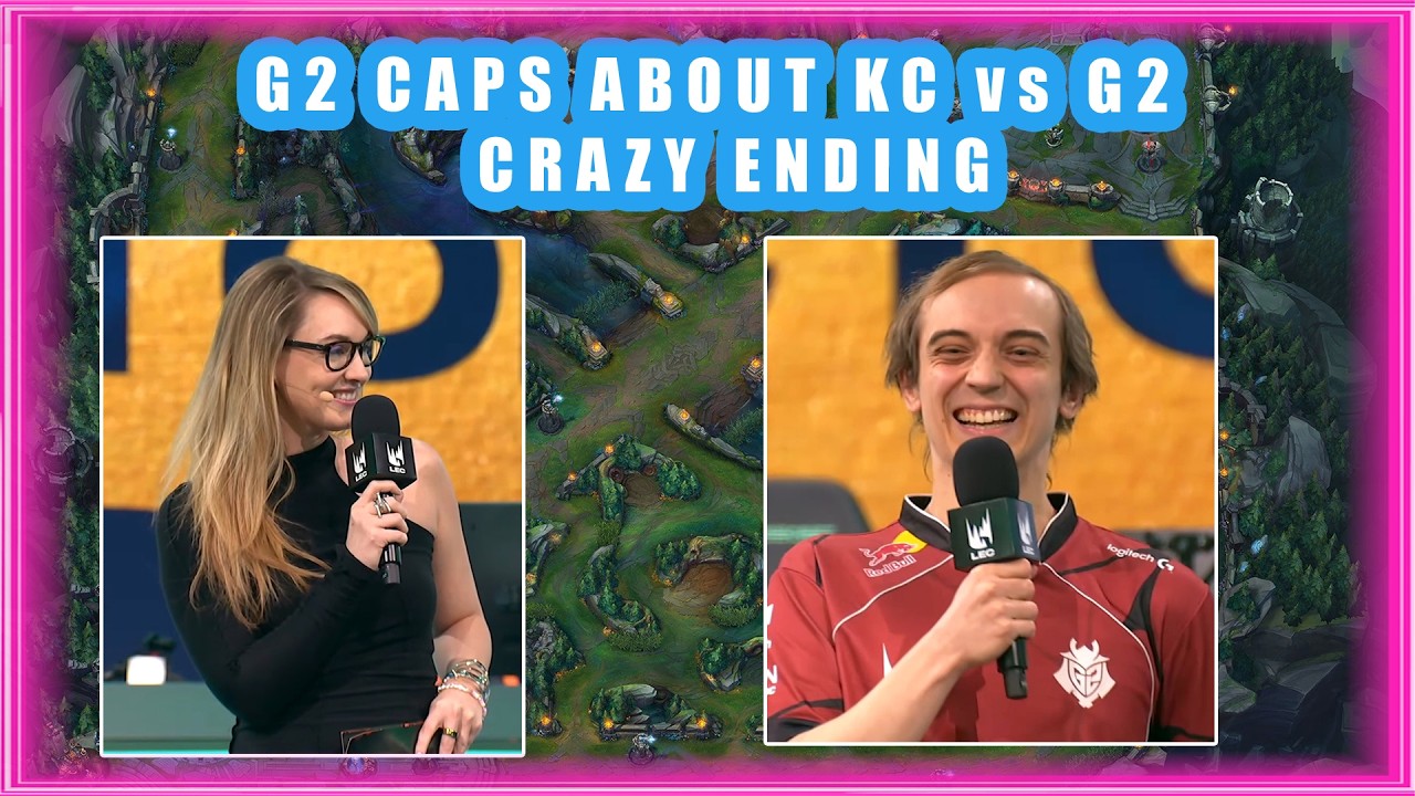 G2 Caps About CRAZY ENDING to G2 vs KC Series 👀 [Skewmond TILTED?!]