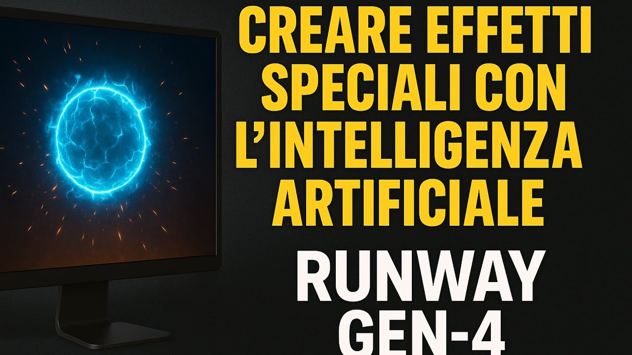 VFX Facili con l&rsquo;IA: Effetti Speciali su Video con Runway Gen 4