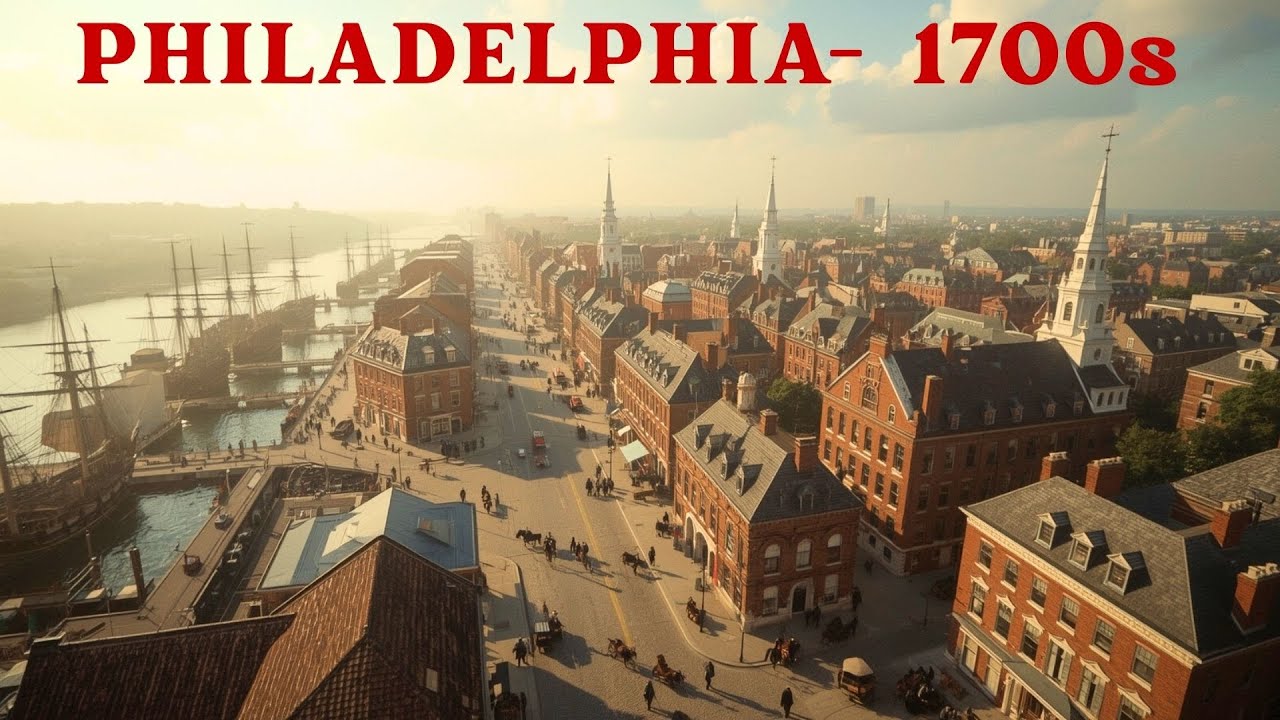 Philadelphia 1700s (AI Reconstruction)